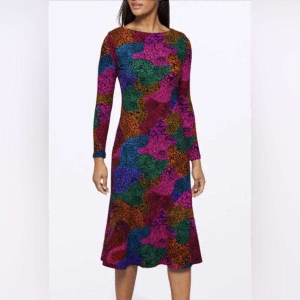 FARM Rio Multicolor Long Sleeve Dress - Picture 1 of 5